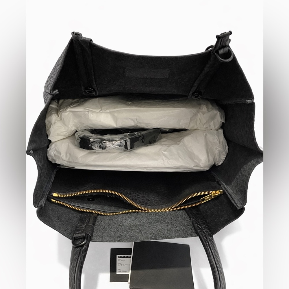 AMPERSAND AS APOSTROPHE Black Python Leather Half… - image 6